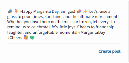 Margarita Day